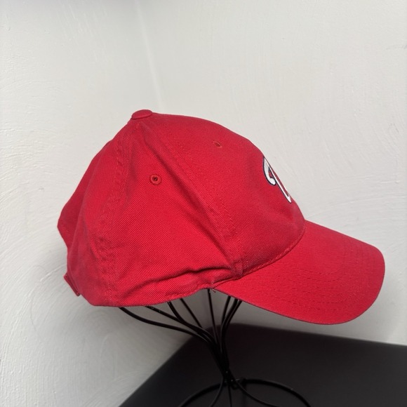 Washington Nationals Baseball Cap Hat MLB Nats Red Unisex Cotton‎ Hook and Loop - Picture 4 of 6
